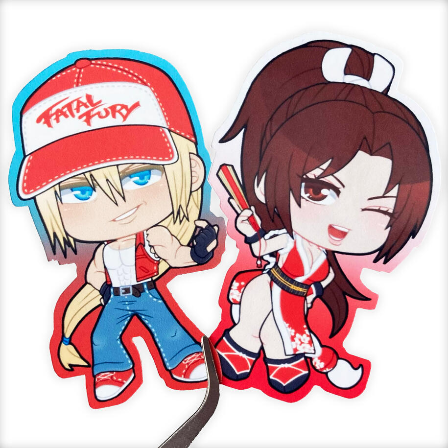 Fatal Fury / King of Fighters Stickers