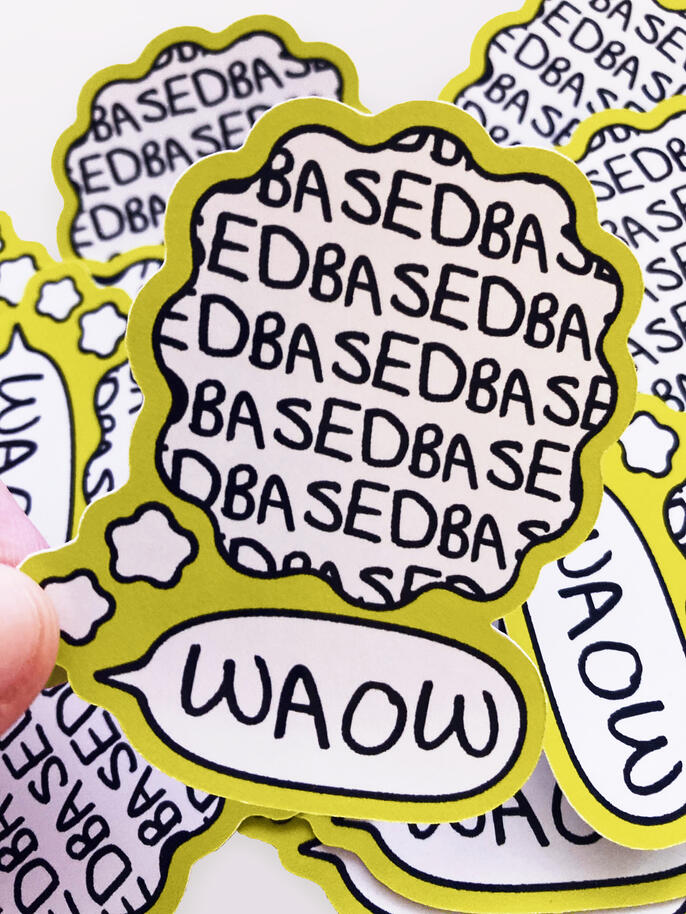 WAO/BASED Stickers WAO/BASED Stickers