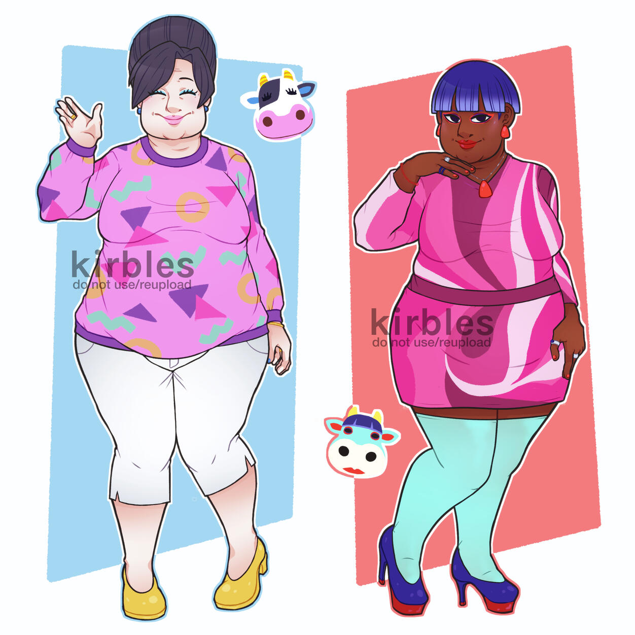 Animal Crossing Cow Gijinka